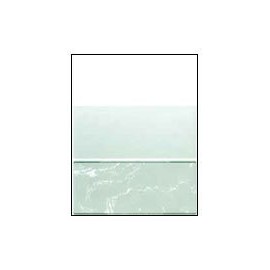 CheckOMatic Computer Check Paper - 100 Pack - Check on Bottom Blank Stock Checks - Security Features & Laser Printer Compatible - Green/Marble