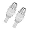 2pcs AN6-5/16 Hose Barb Adapter Aluminum Fuel Pump Tank Fitting
