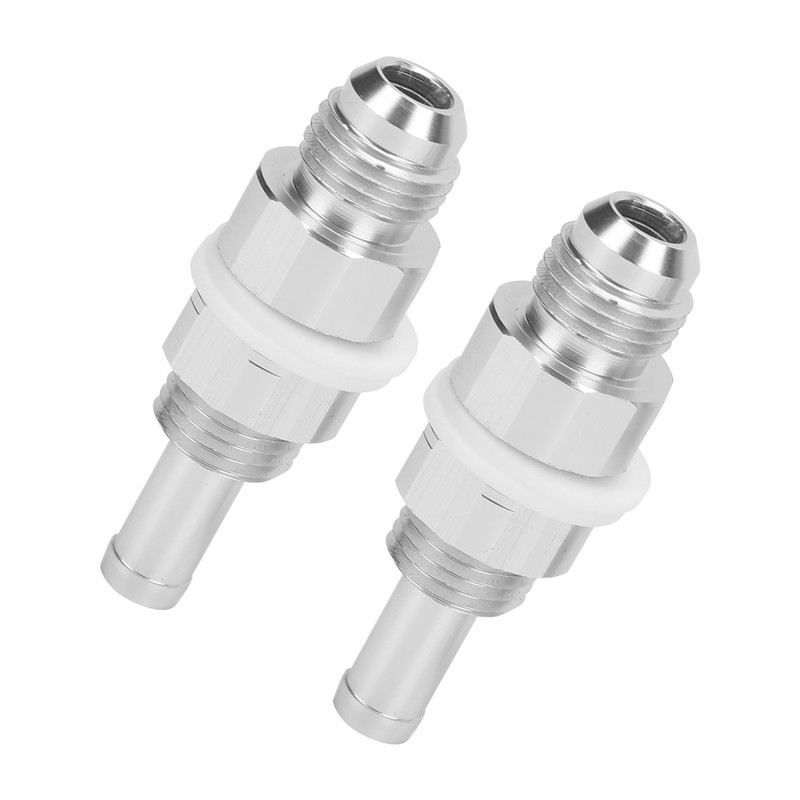 2pcs AN6-5/16 Hose Barb Adapter Aluminum Fuel Pump Tank Fitting