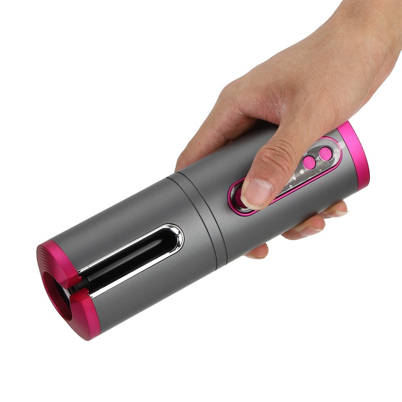 Cordless Curlers Hair Curling Iron Cordless Automatic USB Rechargeable MultiFunction