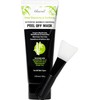 Evanel Charcoal Peel Off Face Mask Applicator Set Niacinamide Hyaluronic