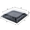 5 Pack Catering Trays with Lids Party Platters Dessert Bread