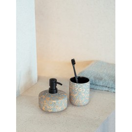 WENKO Felina Bathroom Accessory Set 2-Piece Grey