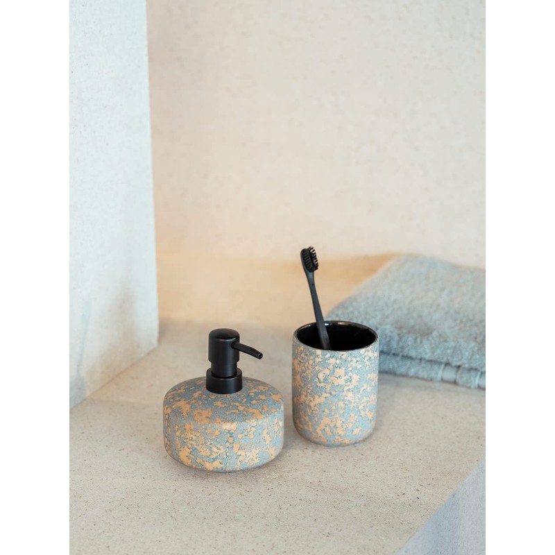 WENKO Felina Bathroom Accessory Set 2-Piece Grey