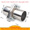 FGJQEFG Exhaust Flange Bolts Quick Fix Repair Pipe Kit w/Gasket