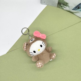 Holymid Kawaii Kitty Backpack for Teens Women, Cute Cartoon Nylon Mini Backpack Purse Shoulder Bag Bookbag Travel Daypack