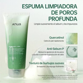 Anua Espuma Limpieza Facial Extracto Heartleaf Momento Aplicación Noche Tipo Piel Todo
