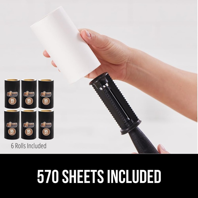 GORILLA GRIP GORILLA GRIP Lint Rollers, Pack of 6, and