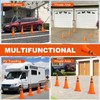 45cm Collapsible Traffic Safety Cones, 4 pcs Multi Purpose Pop-up