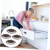 Operitacx 3sets 4pcs Retro Drawer Ring Handles Durable Alloy Pulls