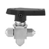 3-Way Ball Valve 304 Stainless Steel Quick Twisting Ball Valve