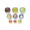 Nobo Bubble Push Display Board Pins, Assorted Designs, Pack of