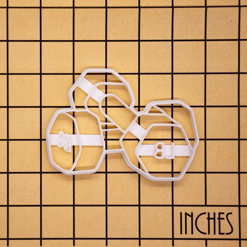 Dumbbell Cookie Cutter, 1 Piece