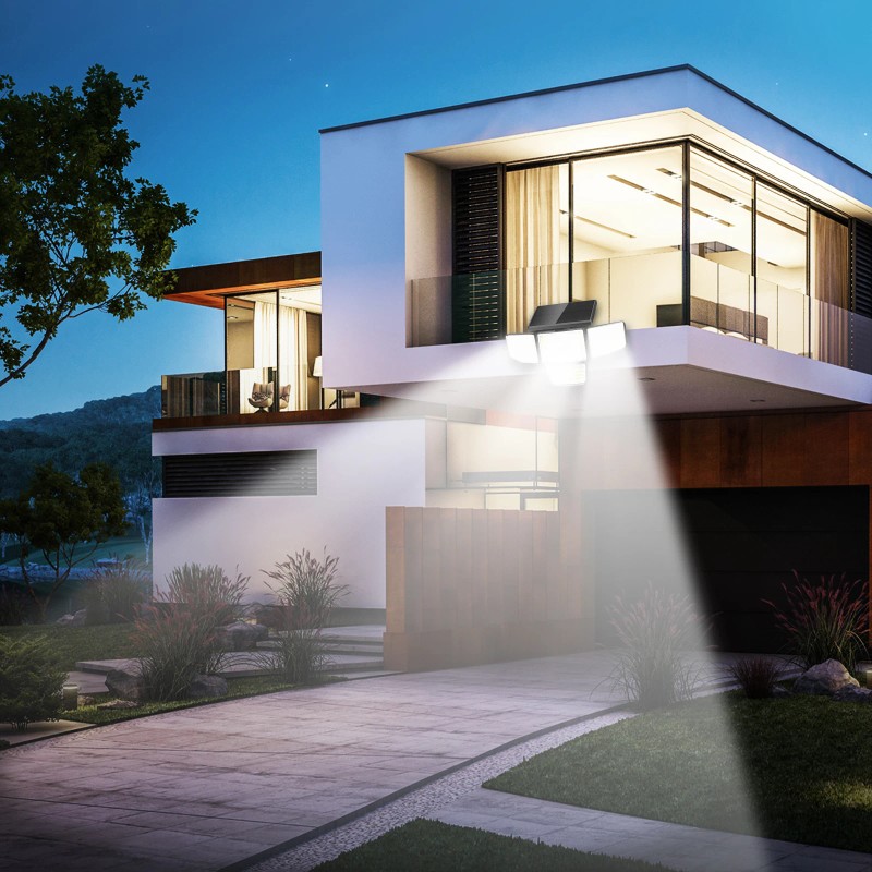 Solar Wall Light Outdoor Motion Sensor LED Security Light IP65