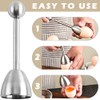Zasjon Egg Slicer Stainless Steel 3-in-1 Egg Cutting Tool, Egg