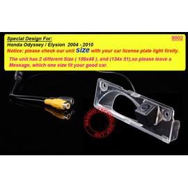 navinio Car Rear View Back up Vehicle Camera Parking Reverse Camera Replacement for Honda Odyssey Elysion 2004-2010 Waterproof Night Vision