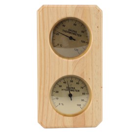 Sauna Thermometer and Hygrometer 2 in 1 Indoor Humidity Temperature Measurement Sauna Room Wooden Sauna Hygrothermograph