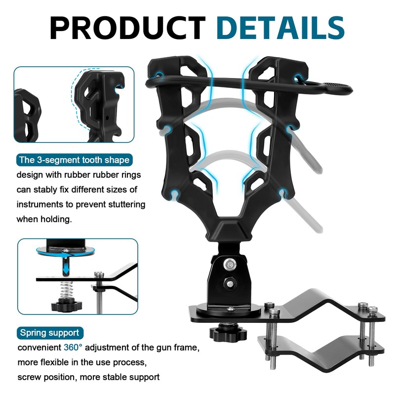 Single Gun Rack for ATV UTV, atv gun holder Universal