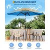 GarveeLife 9FT Outdoor Patio Umbrella, Outdoor Table Umbrella, Market Umbrella