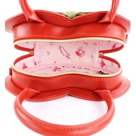 My Melody 50th Anniversary Heart Strawberry Bag Red