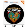 Scooby Doo Scooby Snacks are My Valentine Automotive Car Window