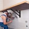 Wdwlbsm 2Pcs Heavy Duty Shelf Bracket Countertop Support Brackets 16"x12"