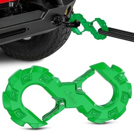 Nilight S-Shape Winch Hook,3/8in 33,000 lbs Towing Winch Shackle, Tow Hook for Winch Cable Ropes, Forged Steel, Heavy Duty for Off-Road Recovery, Towing Extension, Tree Saver, Winch Shackle, Green