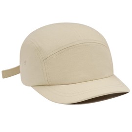 CLAPE Short Bill Hat 5 Panel Baseball Cap Low Profile Unstructured Dad Hat Cap Trucker/Baseball Style Sun Hat Unisex