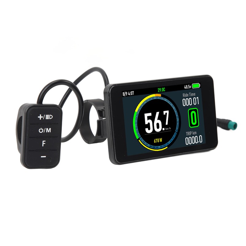 Electric Bicycle T8 LCD Display Colorful Screen 24V 36V 48V