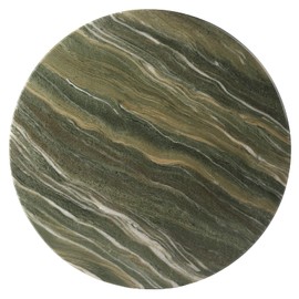 Koville Green Marble Pastry Board Cutting Boards for Kitchen Countertop, 16 Inch Round Marble Cuting Board Cheese Board Charcuterie Boards for Decor, Stone Slab for Kitchen Counter