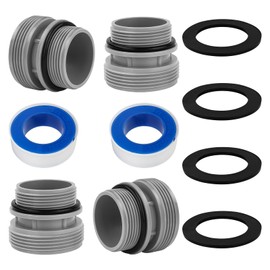 ANTOBLE Der Schlauch wechselt das adapterpaket 38mm Pool Adapterx Hose Konversionskit 40mm auf DN40 (1 1/2 Zoll) für Intex, Coleman & Hayward Pool Hose Adapter