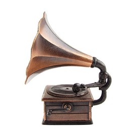TreasureGurus, LLC 1:12 Scale Miniature Phonograph Dollhouse Accessory Gramophone Pencil Sharpener