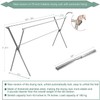 AZHZOLSK Clothes Drying Racks Outdoor, Updated Version,Stainless Steel Laundry Drying