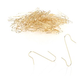 COM-FOUR® 150 x Hooks for Christmas Tree Decorations - Quick Hanger Double Hooks for Christmas Tree Decoration - Christmas Tree Bauble Hanger, Tree Hooks as Decorative Pendant