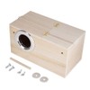 Sheens Bird Breeding Box, Natural Wood Small Bird Nest for