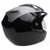 MMG Motorcycle Scooter Open Face Helmet Crux Flip Up Visor