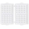 1 Set of Ceramic Waffle Plates Suitable for Syntrox Chef