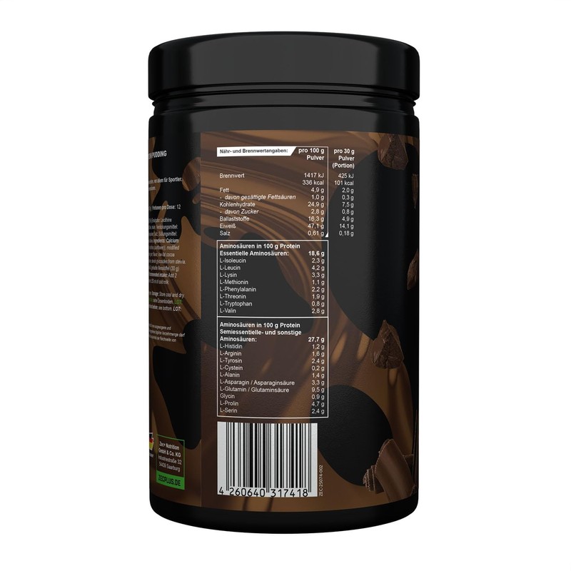 ZEC+ TASTY PROTEIN PUDDING Schokolade