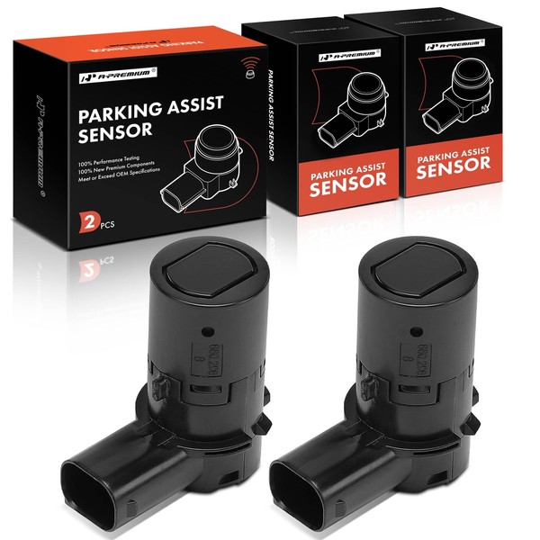 A-Premium 2-PC Rear Reverse Backup Parking Assist Sensor Compatible with