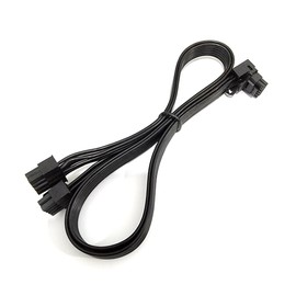 lilila-ree ATX 3.0 PCIe 5.0 2x8 Pin to 90-Degree Angled 12VHPWR 16 Pin Power Cable for RTX 4090/4080/4070/4060/3090ti for EVGA/SuperFlower Models