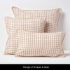 HOMESCAPES - 100% Cotton - Gingham Check - Cushion Cover