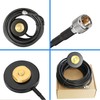 3Pack NMO Mount Magnetic Antenna Base 5M Cable with Mini-UHF