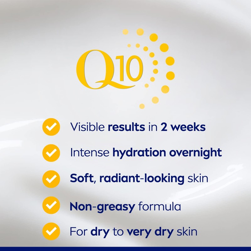 Nivea Q10 Anti-Wrinkle Moisture Replenishment Night Cream, 50mL | Anti-wrinkle