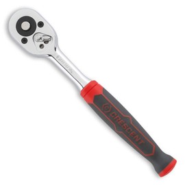 Crescent 1/2" Drive 72 Tooth Quick Release Dual Material Teardrop Ratchet 12-1/2" - CRW13, 1/2 inch