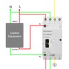 Heschen Modular Household AC Contactor, CT1-20M/40, 20A, 4 Pole, 4NO,