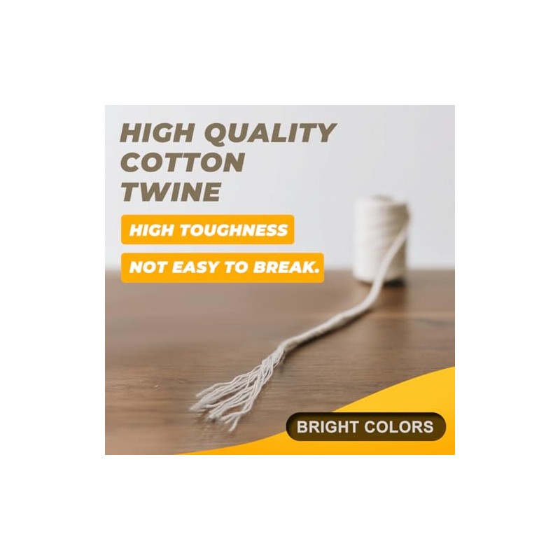 1200ft Butcher Twine - Premium Natural Cotton String for Cooking