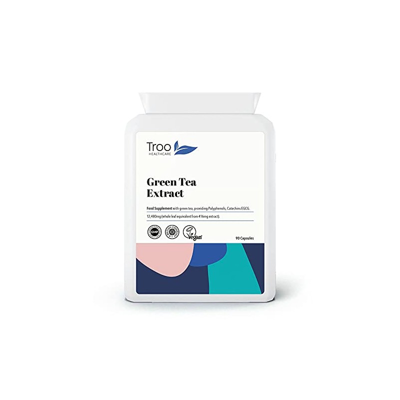 Green Tea Extract Supplement (12,480mg) - 90 Capsules - Providing