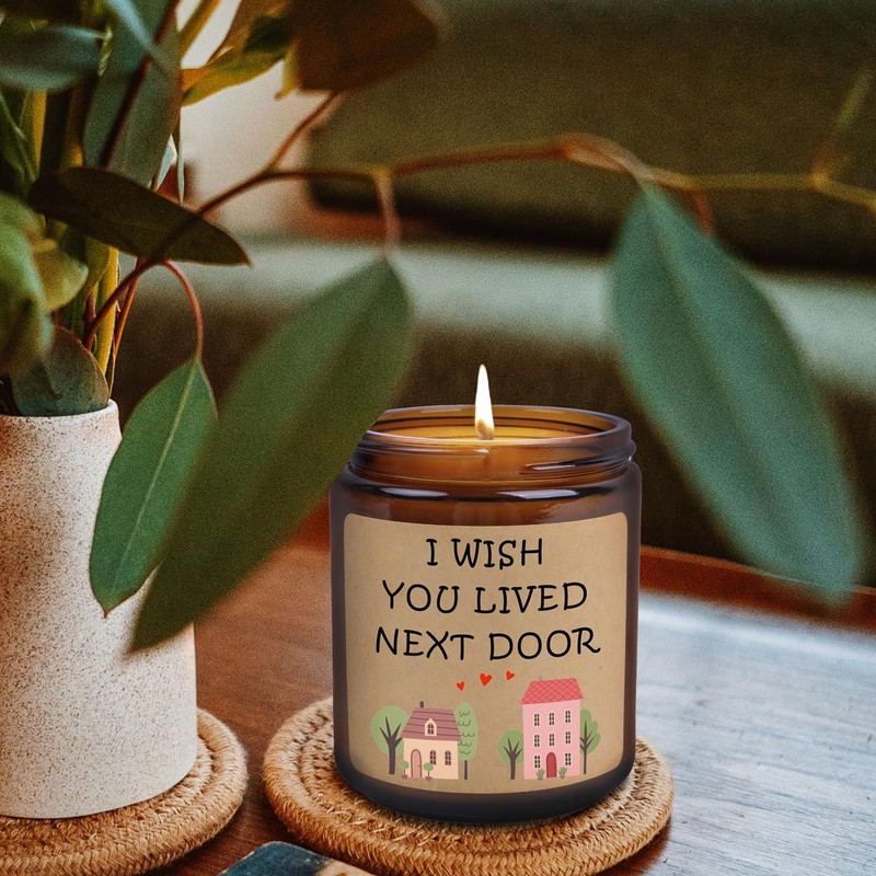 BrightinWint Vanilla Scented Candles, Friendship Candle Gifts for Women, I