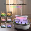Irishom Raindrop Humidifier Machine LED Lights Drip Music Bedroom (US