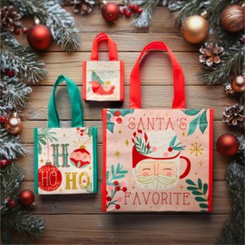 Karma Tote Gift Bag with Handles, Noel